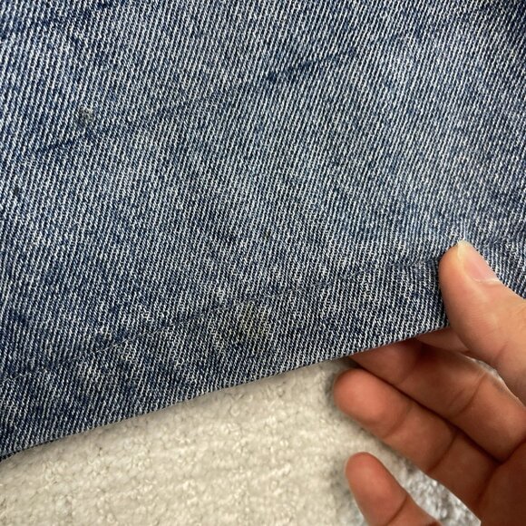 Y2K Levi Strauss Signature Jean Shorts Waist Size 46 Relaxed Denim Skater Read - Picture 5 of 12